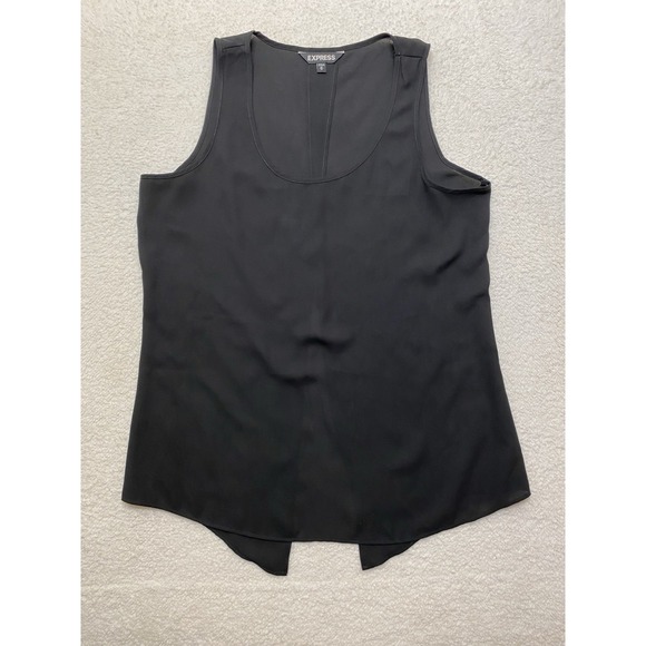 Express Tops - Express Women's Sheer Sleeveless Split Back Blouse Top Size Medium